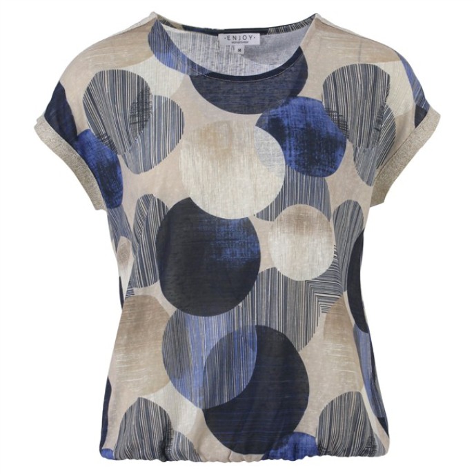 Enjoy Blouson allover print 157583 Navy